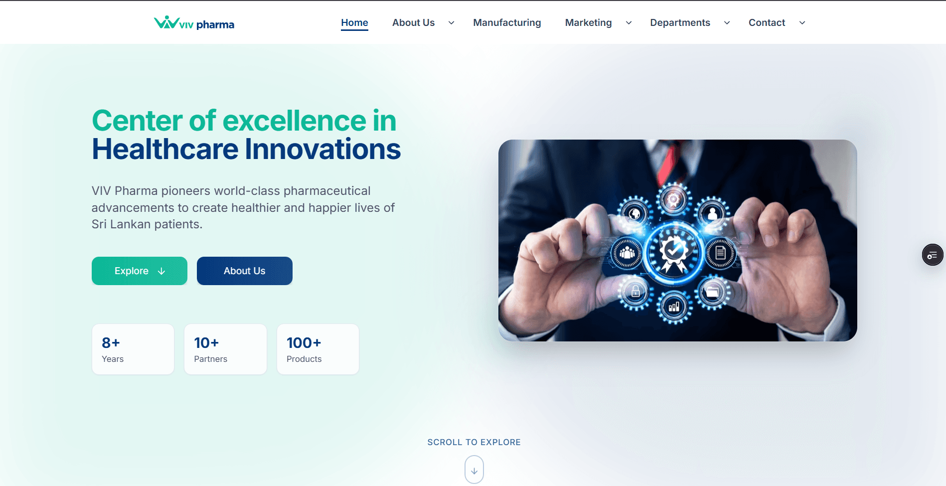 VIV Pharma website preview